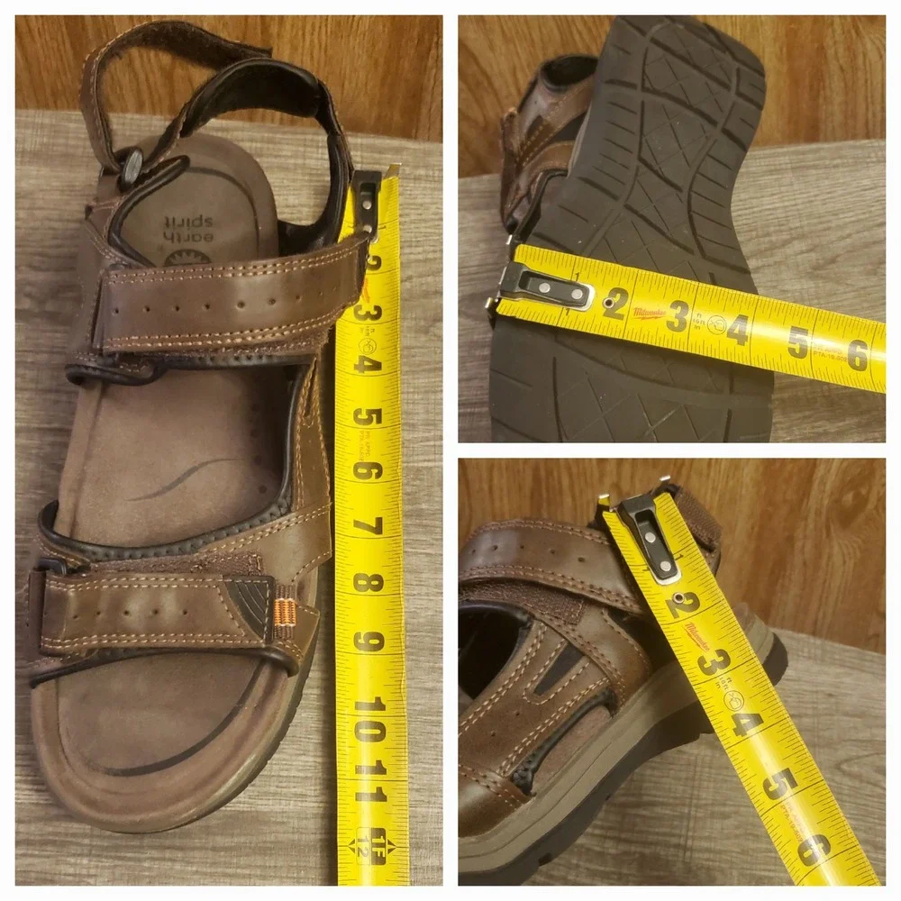 Earth Spirit Brett Active Sandal Shoes Men Size 11‎ Brown